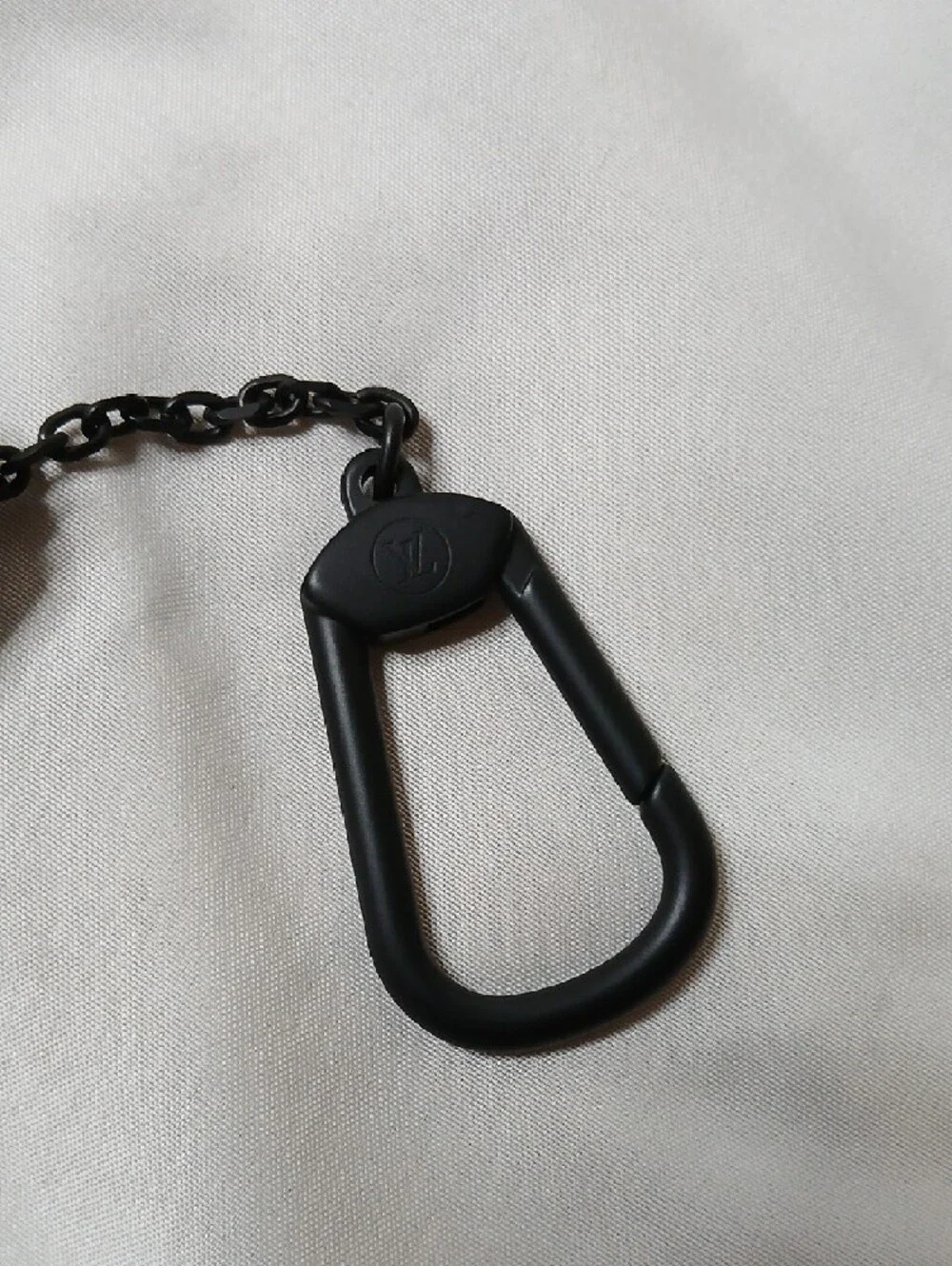 Louis Vuitton Black Leather Zip Pouch